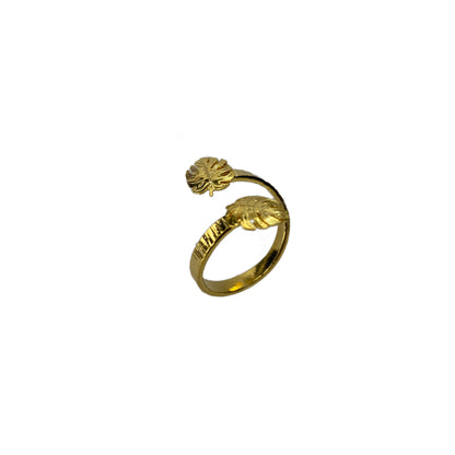 Anillo doble Monstera