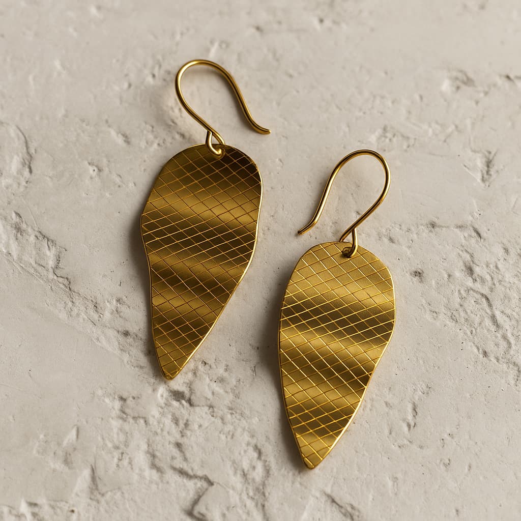 Aretes Patrón de Gota